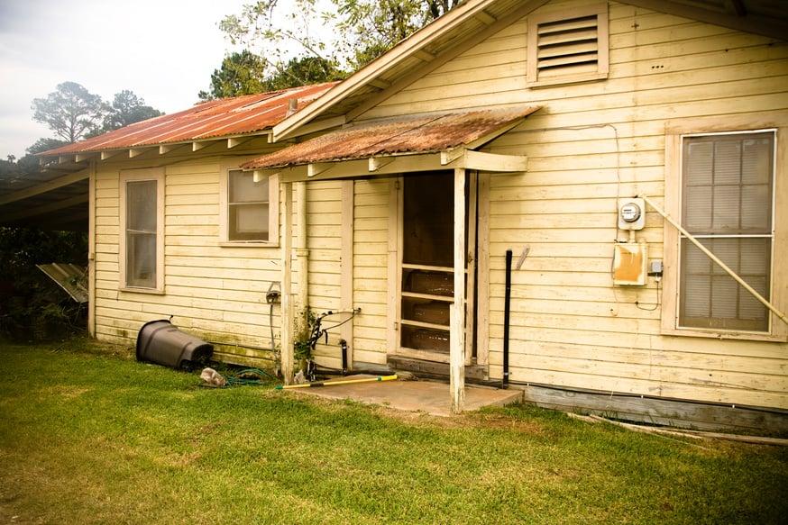 Old yellow house